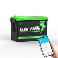 XSVPVOLT 12V 230Ah LiFePO4 Battery with Bluetooth for Home Energy Storage and Solar Backup
